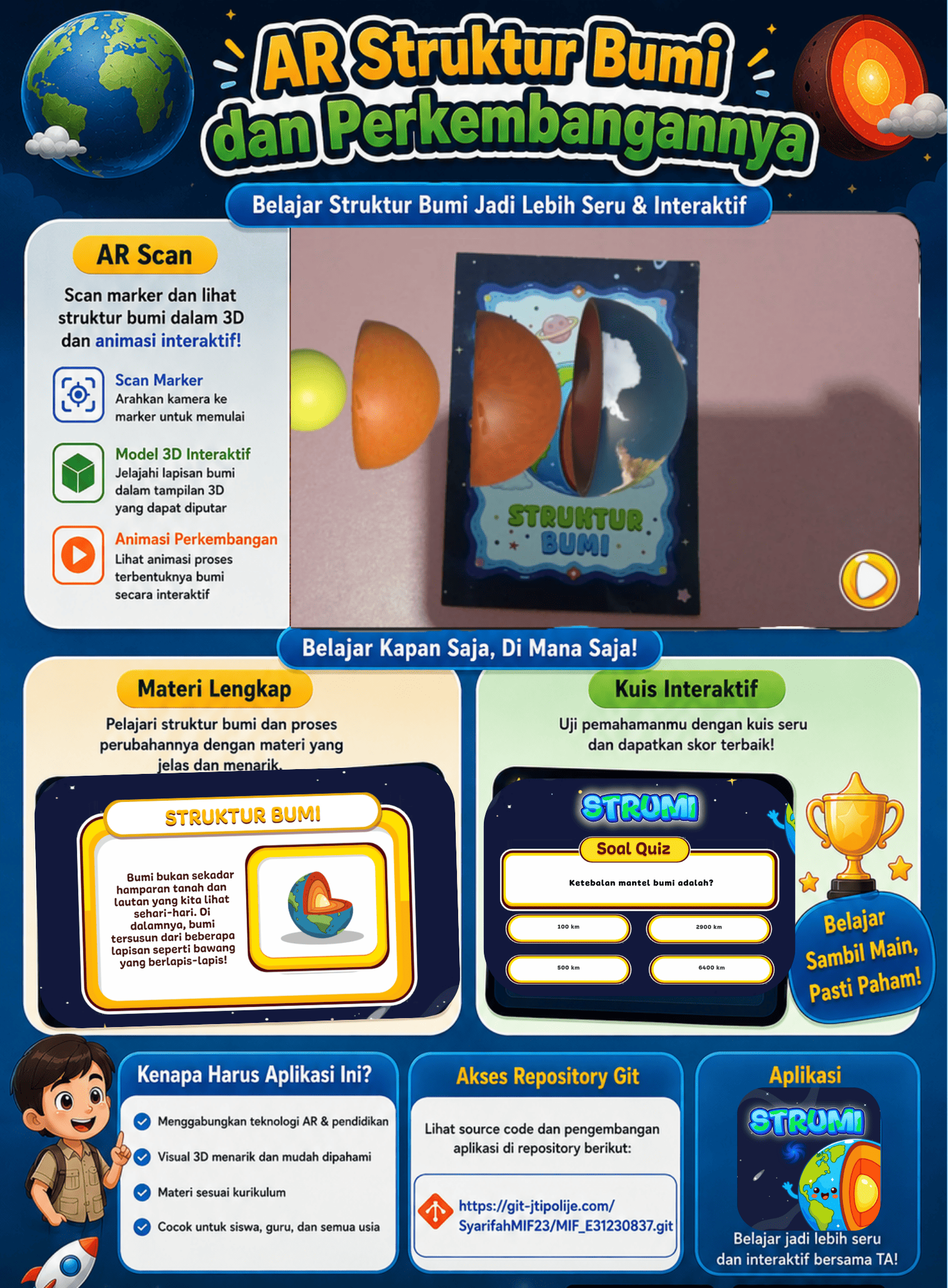 Augmented Reality STRUMI (Struktur Bumi dan Perkembangannya)