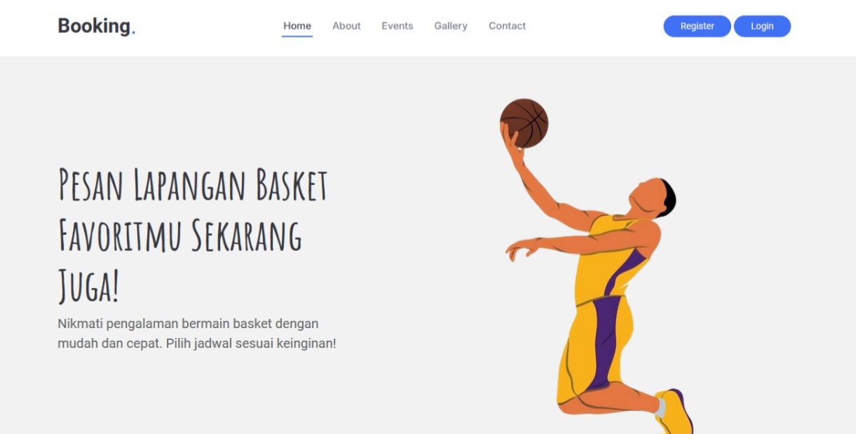 Booking lapangan basket